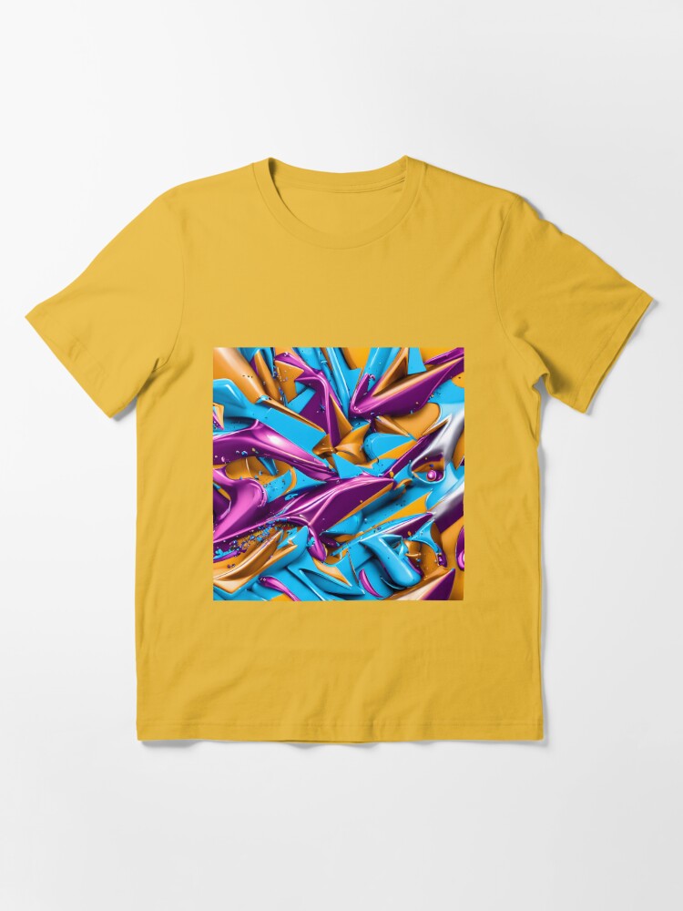 Fantastic Abstract Art 3D jumpercat Essential | Sale T-Shirt Ink 36\