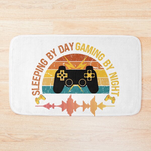 Item preview, Sleeping By Day Gaming By Night designed and sold by Babytopia.
