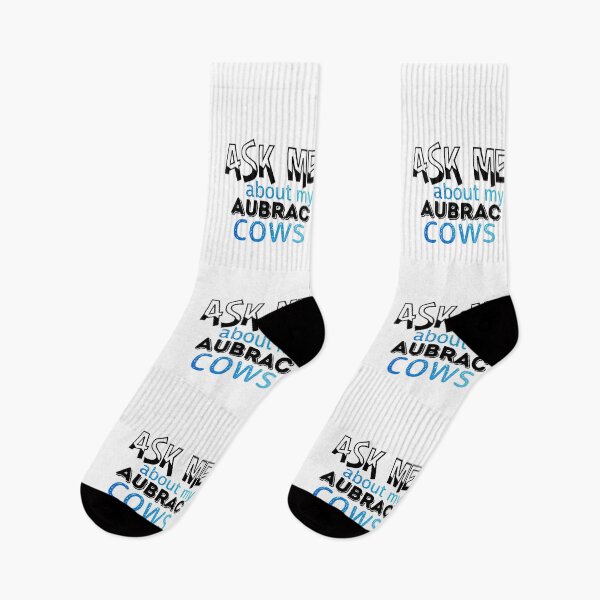 Item preview, White version of Ask me about my Aubrac Cows designed and sold by FarmsteadAcers.