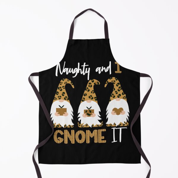 Item preview, Leopard Noughty gnomes, funny gnome sayings designed and sold by Createya.