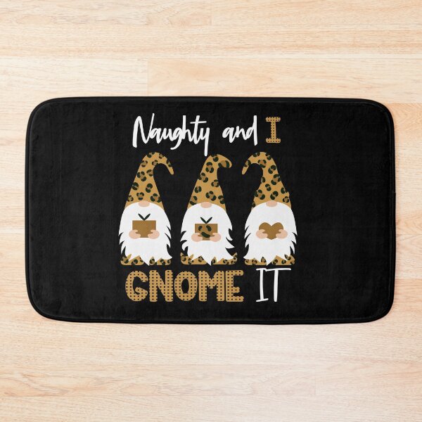 Item preview, Leopard Noughty gnomes, funny gnome sayings designed and sold by Createya.