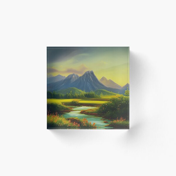 Item preview, Beautiful Landscape at Sunset designed and sold by MrFelixArt.