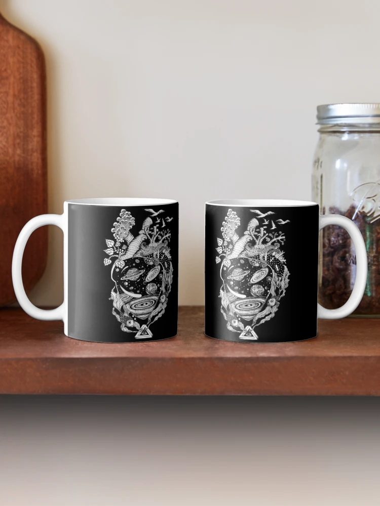Thumbnail 2 of 6, Coffee Mug, Space Heart designed and sold by Ruta.