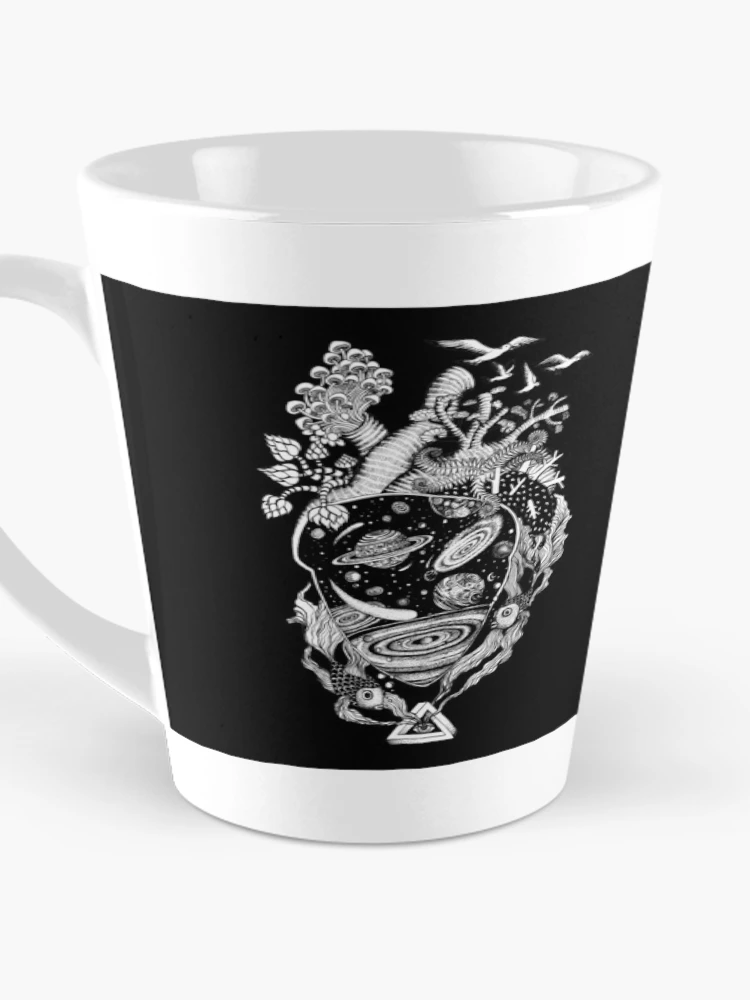 Thumbnail 3 of 4, Coffee Mug, Space Heart designed and sold by Ruta.
