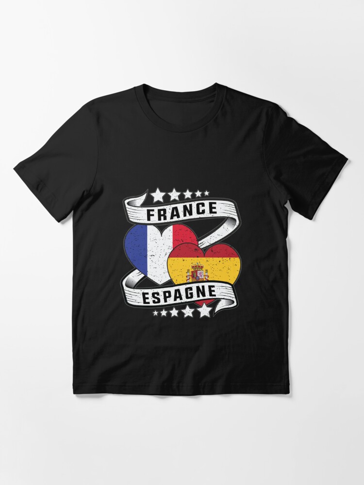 French Spanish shirt Half Spanish Half French France Espagne Essential T Shirt