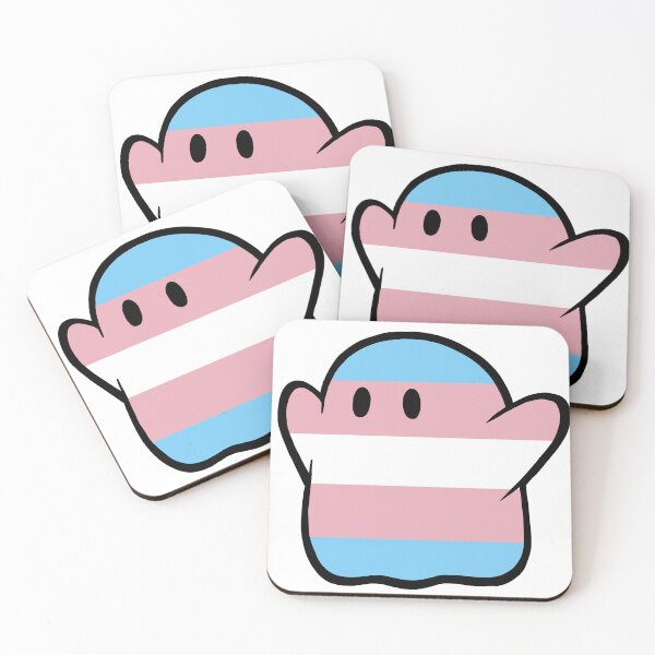 Item preview, Spooky Ghost Transgender Pride Flag designed and sold by SweetestCremita.