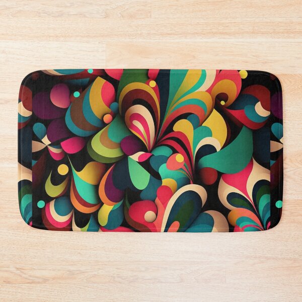 Item preview, Modern abstract digital multicolor pattern design artwork  designed and sold by Mykhailov.