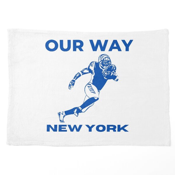  our way ny new york our way giants ny apparel cool saying Sticker for  Sale by Zawa9a