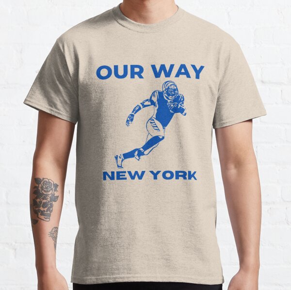 our way ny new york our way giants ny apparel cool saying' Sticker for Sale  by Zawa9a