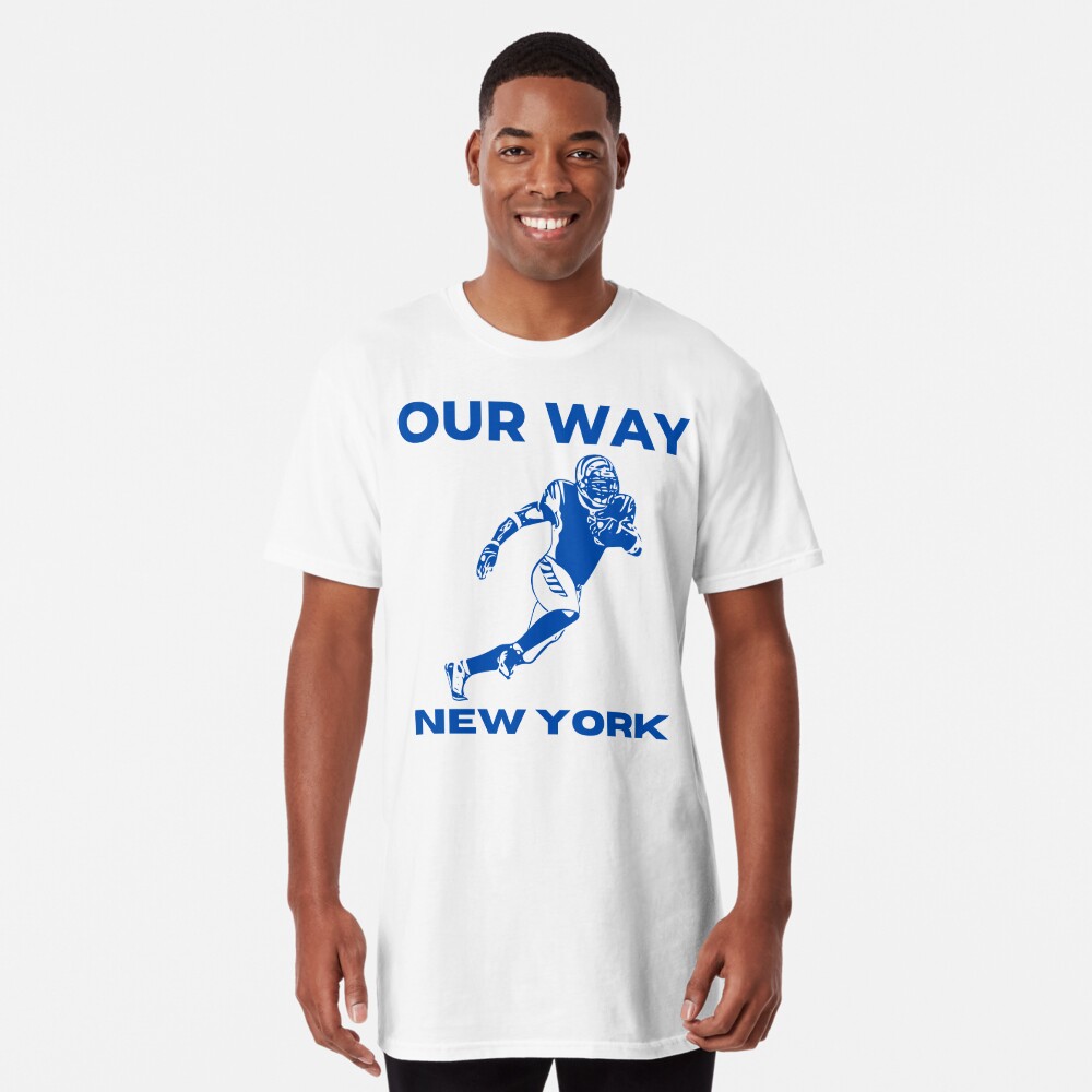 our way ny new york our way giants ny apparel cool saying | Sticker