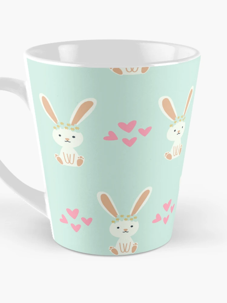 Thumbnail 3 of 4, Coffee Mug, Cute Rabbit Pattern designed and sold by 37jlee.
