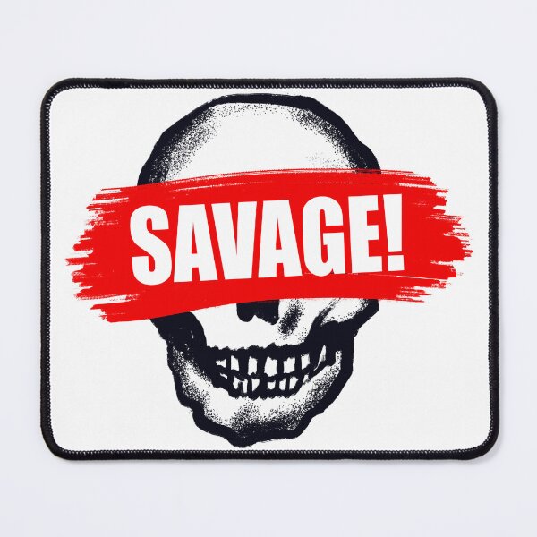 Item preview, Savage hand drawn skull designed and sold by Grafizzy.