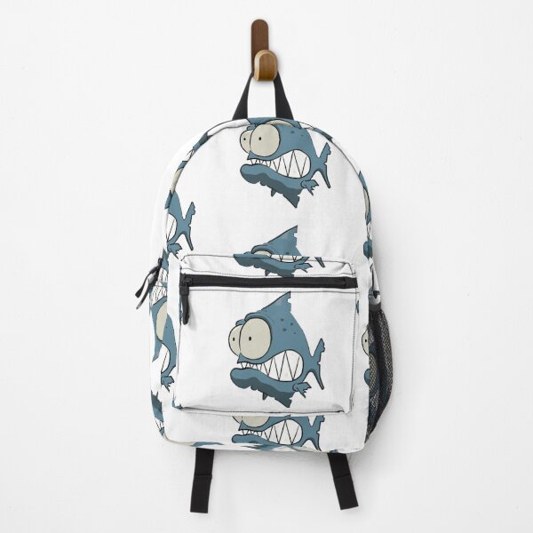 Item preview, id53,Piranha, Fish, Cute Fish, Funny Fish, Funny Animals, Surprised Fish, Confused Piranha, Scared Piranha, Big Eyes, Beautiful Teeth, Laughing, Excited, Dangerous Fish, Sea creatures designed and sold by bcbutika.