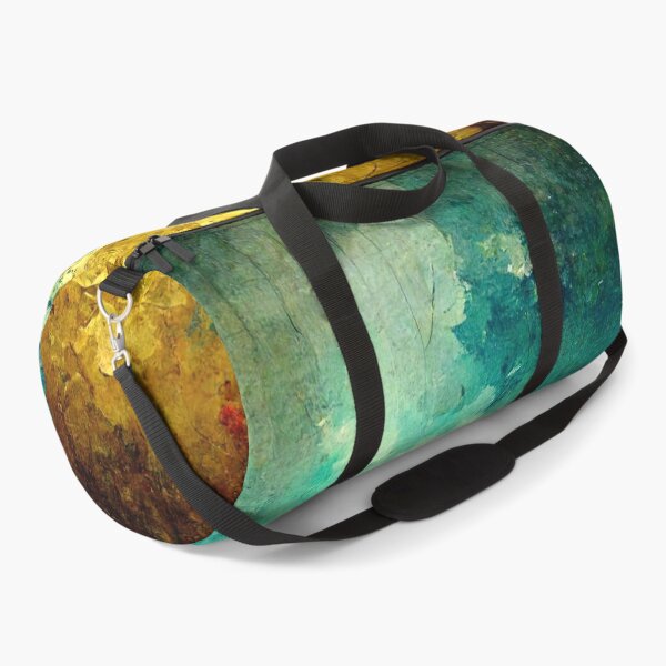 Item preview, A blue and gold landscape - an abstract golden meadow designed and sold by Michael Bollin.