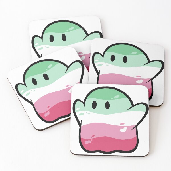 Item preview, Spooky Fluid Ghost Abrosexual Pride Flag designed and sold by SweetestCremita.