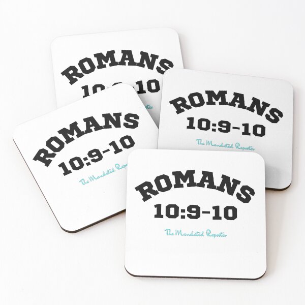 Item preview, Romans 10:9-10 - White designed and sold by TheReporter1.