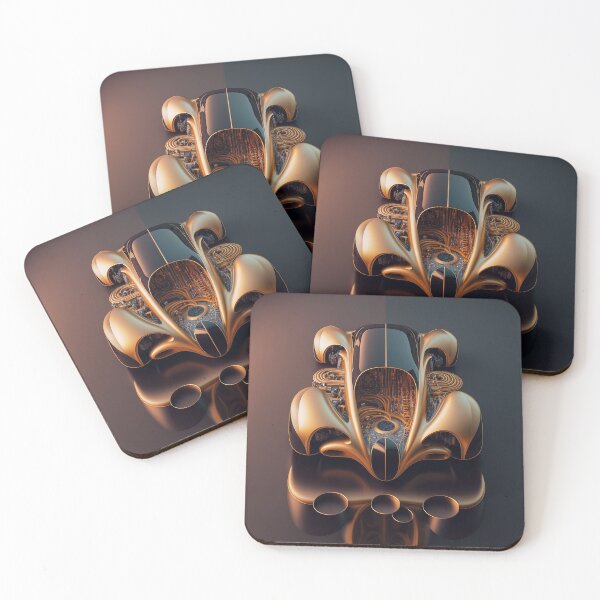 Item preview,  golden Supercar abstract artwork designed and sold by BIBIHOX.