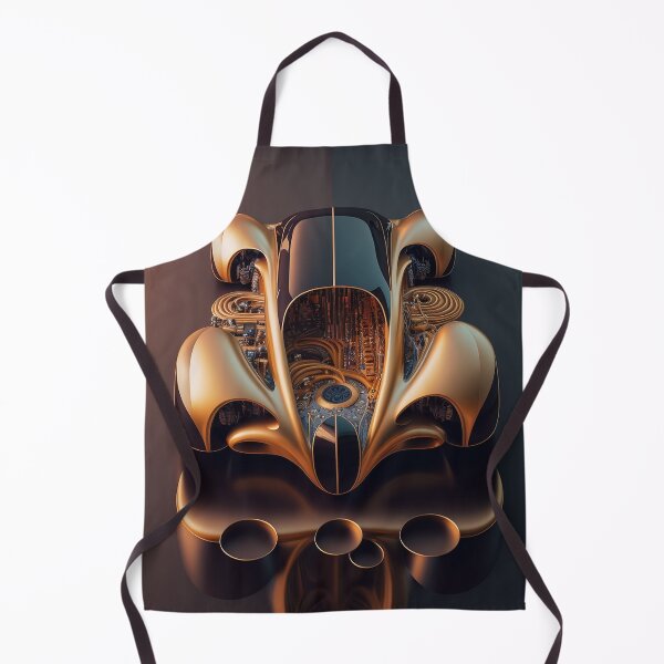 Item preview, golden Supercar abstract artwork designed and sold by BIBIHOX.