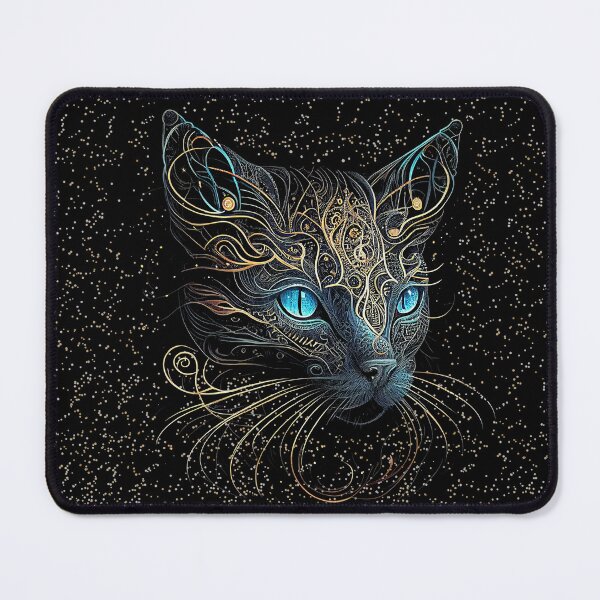 Item preview, mystical cat designed and sold by Uneautrevie.
