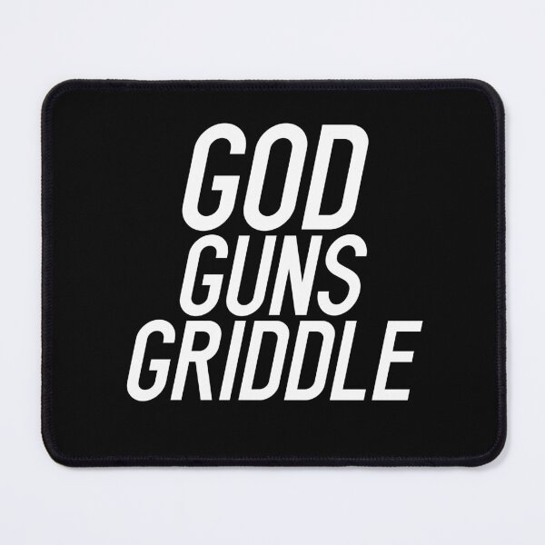Item preview, God Guns Griddle designed and sold by Sheepherder120.