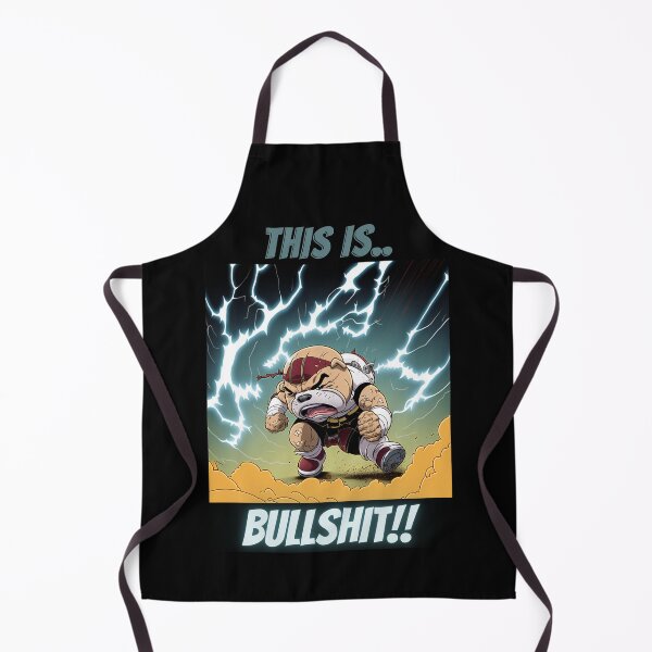 Item preview, Anime Bulldog-This Is Bullshit designed and sold by letsgetinspired.