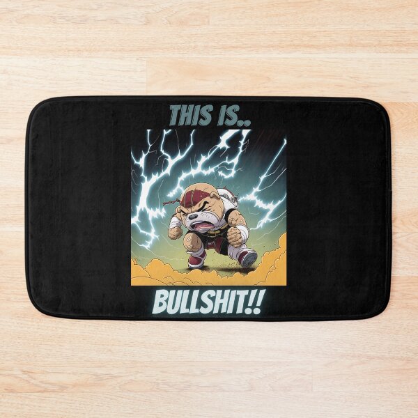 Item preview, Anime Bulldog-This Is Bullshit  designed and sold by letsgetinspired.