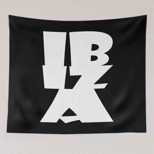 Item preview, Ibiza,  logo in white designed and sold by Robert Elfferich.