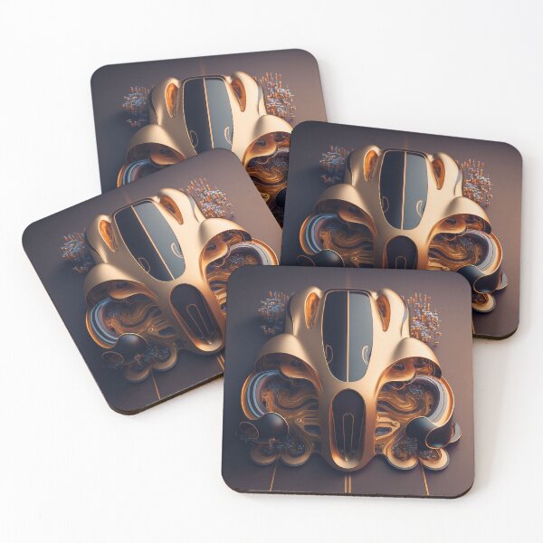 Item preview,  golden Supercar abstract artwork designed and sold by BIBIHOX.
