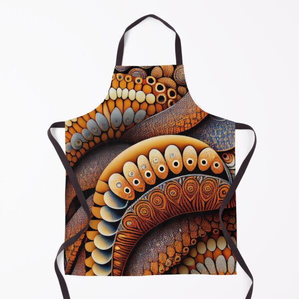 Aperçu de l'œuvre Scaley Australian Pattern Digital Painting créée et vendue par CodeAndColors.