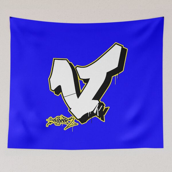 Item preview, LETTER V BY ESONE URBAN GRAFFITI STREET STYLE  designed and sold by GraffitiBomberZ.