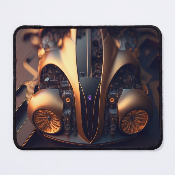 Item preview, golden Supercar abstract artwork designed and sold by BIBIHOX.