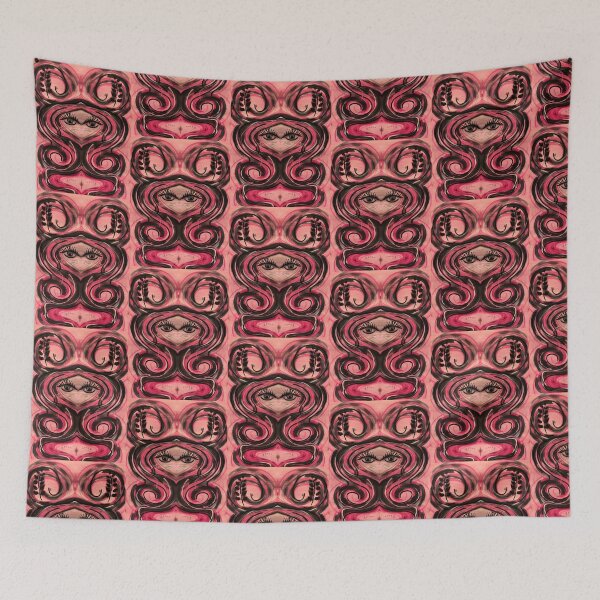 Item preview, Hair Juku Pink Kitty Art designed and sold by bipolarvirgoart.