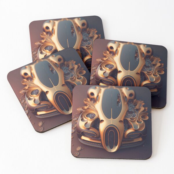 Item preview,  golden Supercar abstract artwork designed and sold by BIBIHOX.
