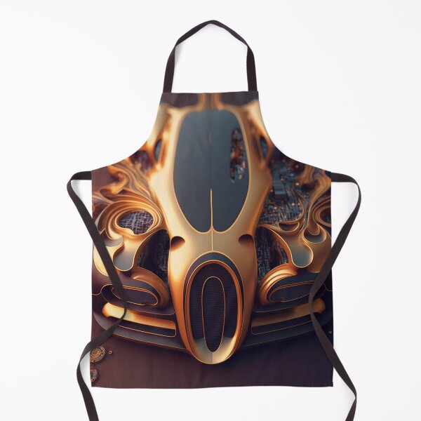 Item preview, golden Supercar abstract artwork designed and sold by BIBIHOX.