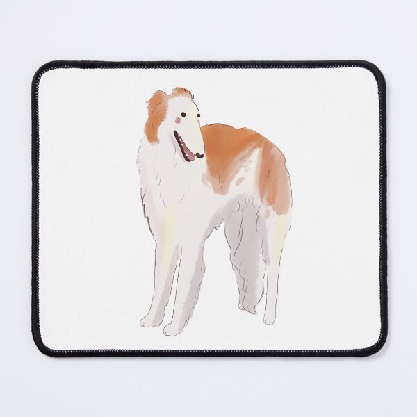 Item preview, borzoi watercolor art designed and sold by Mayarart.