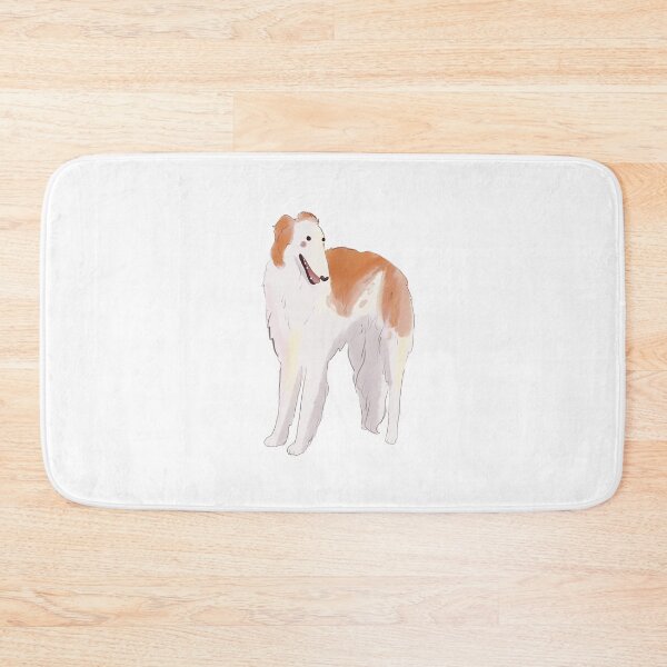 Item preview, borzoi watercolor art designed and sold by Mayarart.