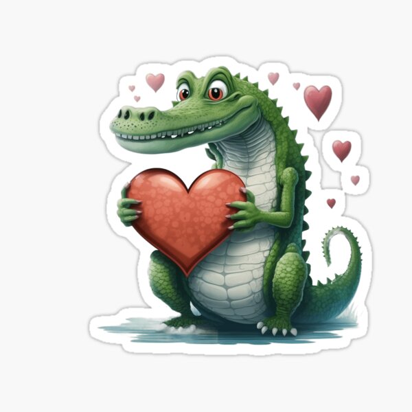 Artikel-Vorschau von Aligator-Liebe, designt und verkauft von BinormalStuidos.
