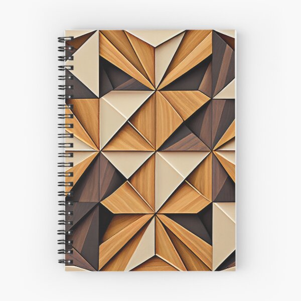 Aperçu de l'œuvre Irregular Wood Saturated Geometric Transitional Pattern Digital Painting créée et vendue par CodeAndColors.
