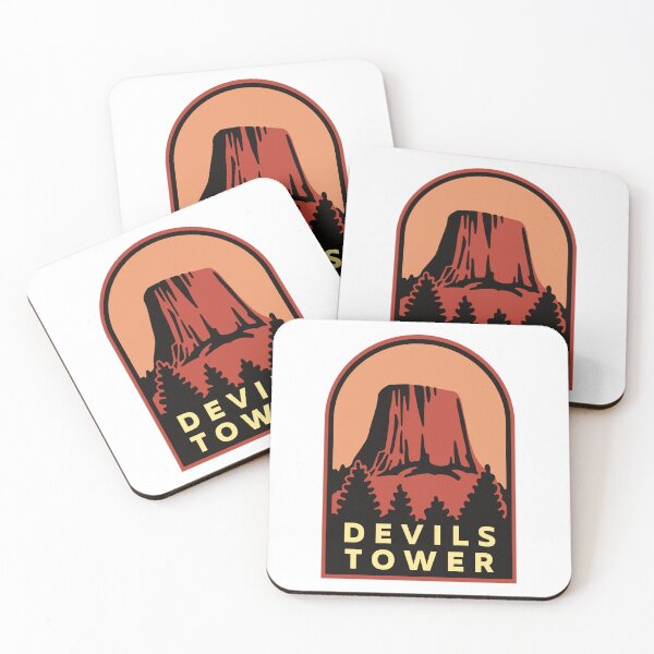 Item preview, Devils Tower WY National Monument designed and sold by HalpinDesign.