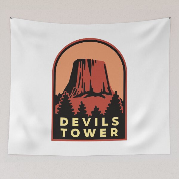 Item preview, Devils Tower WY National Monument designed and sold by HalpinDesign.