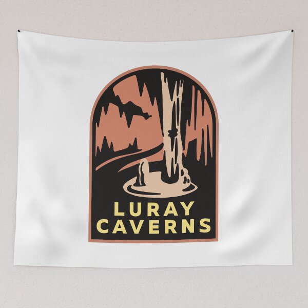 Item preview, Luray Caverns VA Retro Badge designed and sold by HalpinDesign.