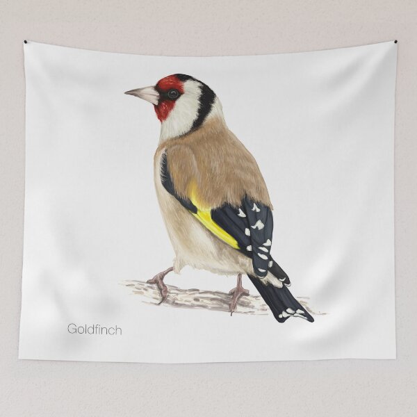 Item preview, Detailed Goldfinch Bird Illustration designed and sold by BlueRockDesigns.