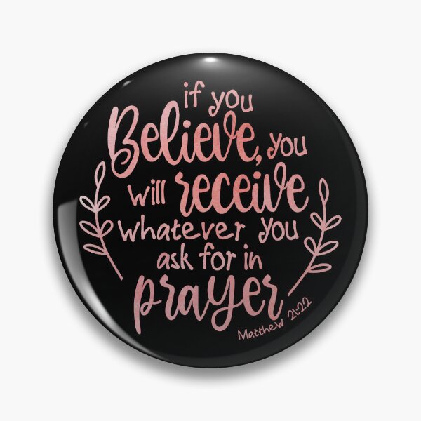 Item preview, Matthew 21:22 - Blush Watercolor designed and sold by amazingjoy.