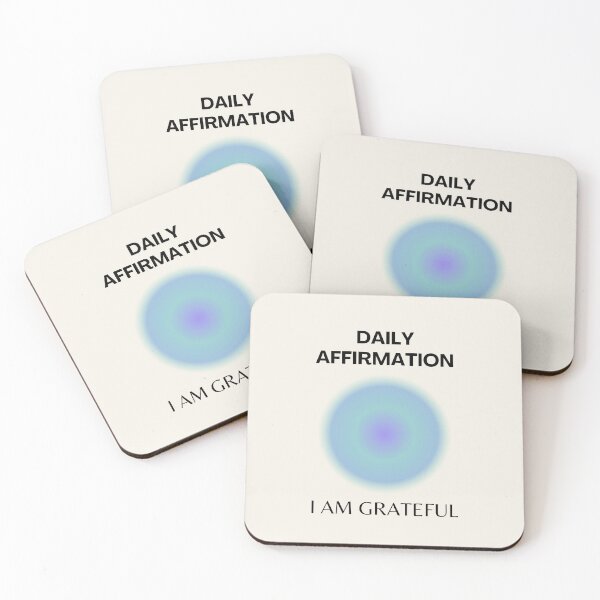 Aperçu de l'œuvre Affirmation quotidienne, Affirmation positive, Positif, Spirituel, Aura Gradient Art créée et vendue par Magic Love Art Print.