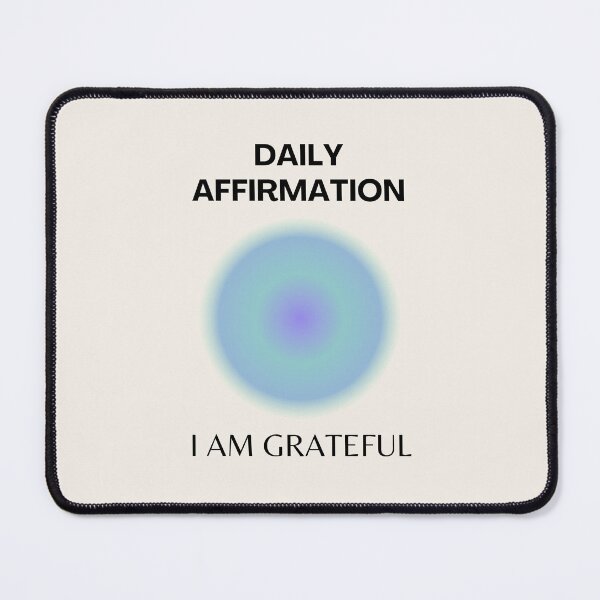 Item preview, Daily Affirmation, Positive Affirmation, Positive, Spiritual, Aura Gradient Art designed and sold by Magic Love Art Print.
