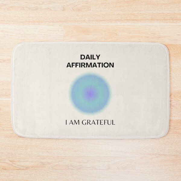 Aperçu de l'œuvre Affirmation quotidienne, Affirmation positive, Positif, Spirituel, Aura Gradient Art créée et vendue par Magic Love Art Print.