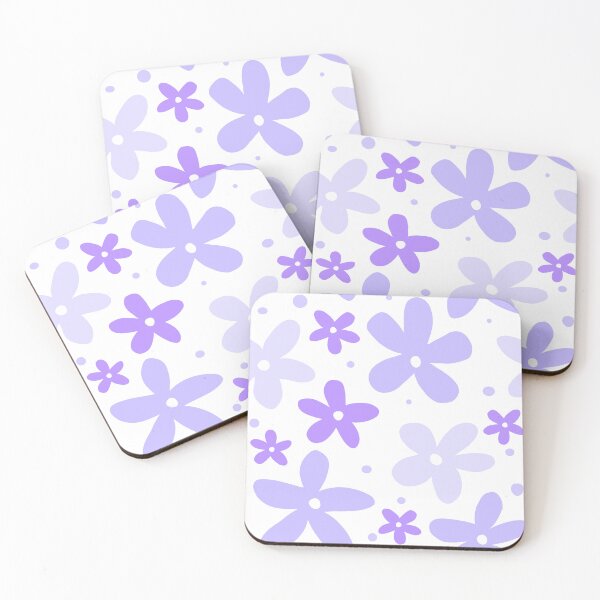Item preview, Purple Flower Pattern designed and sold by Claudia McBain.