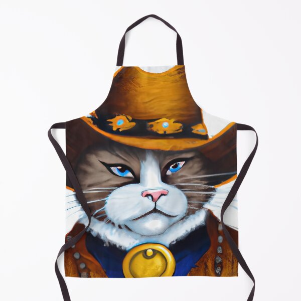 Item preview, Cowboy cat painting designed and sold by lalylaura.