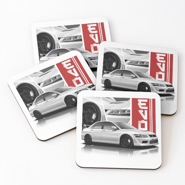 Item preview, White Lancer Evo 7 designed and sold by WidyArtwork.