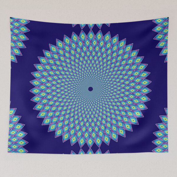 Item preview, Psychedelic Diamond Mandala designed and sold by iAmAnAstronaut-.